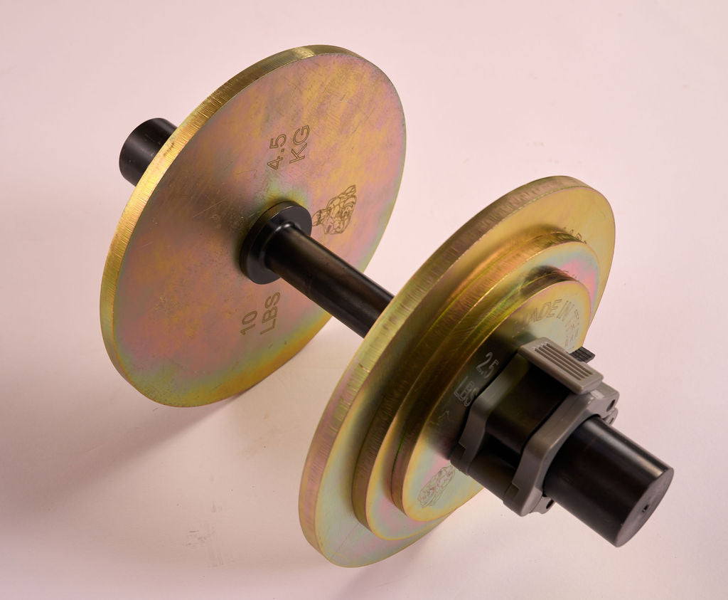 Solid Steel Loadable Dumbbell Sets