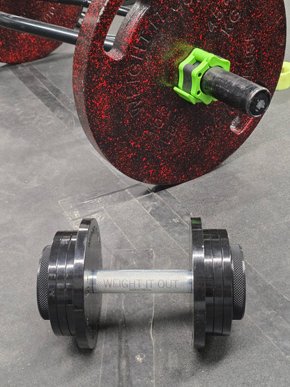 Standard 1" Cast Iron Machined Loadable Dumbbell Sets