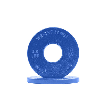Standard 1" Center Hole Cast Iron Machined Weight Plate Pairs