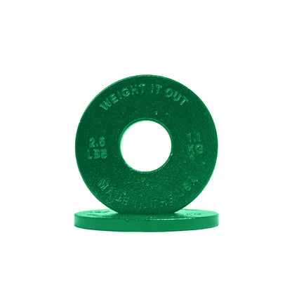 Standard 1" Center Hole Cast Iron Machined Weight Plate Pairs