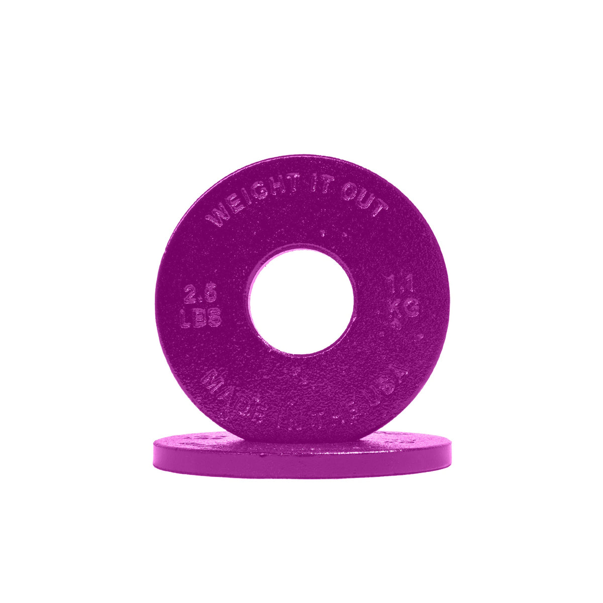 Standard 1" Center Hole Cast Iron Machined Weight Plate Pairs
