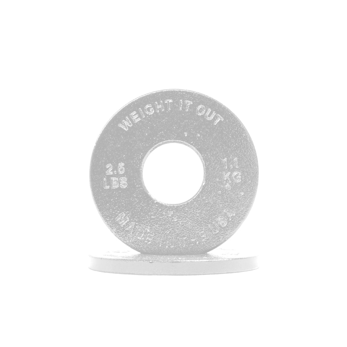 Standard 1" Center Hole Cast Iron Machined Weight Plate Pairs