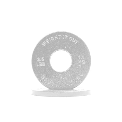 Standard 1" Center Hole Cast Iron Machined Weight Plate Pairs