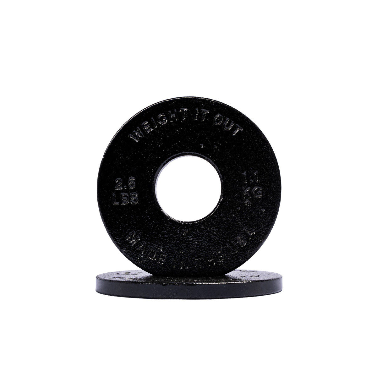 Standard 1" Center Hole Cast Iron Machined Weight Plate Pairs