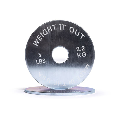 Pre-Order Only: Custom Engraved Solid Steel Calibrated Weight Plate Pairs American Made