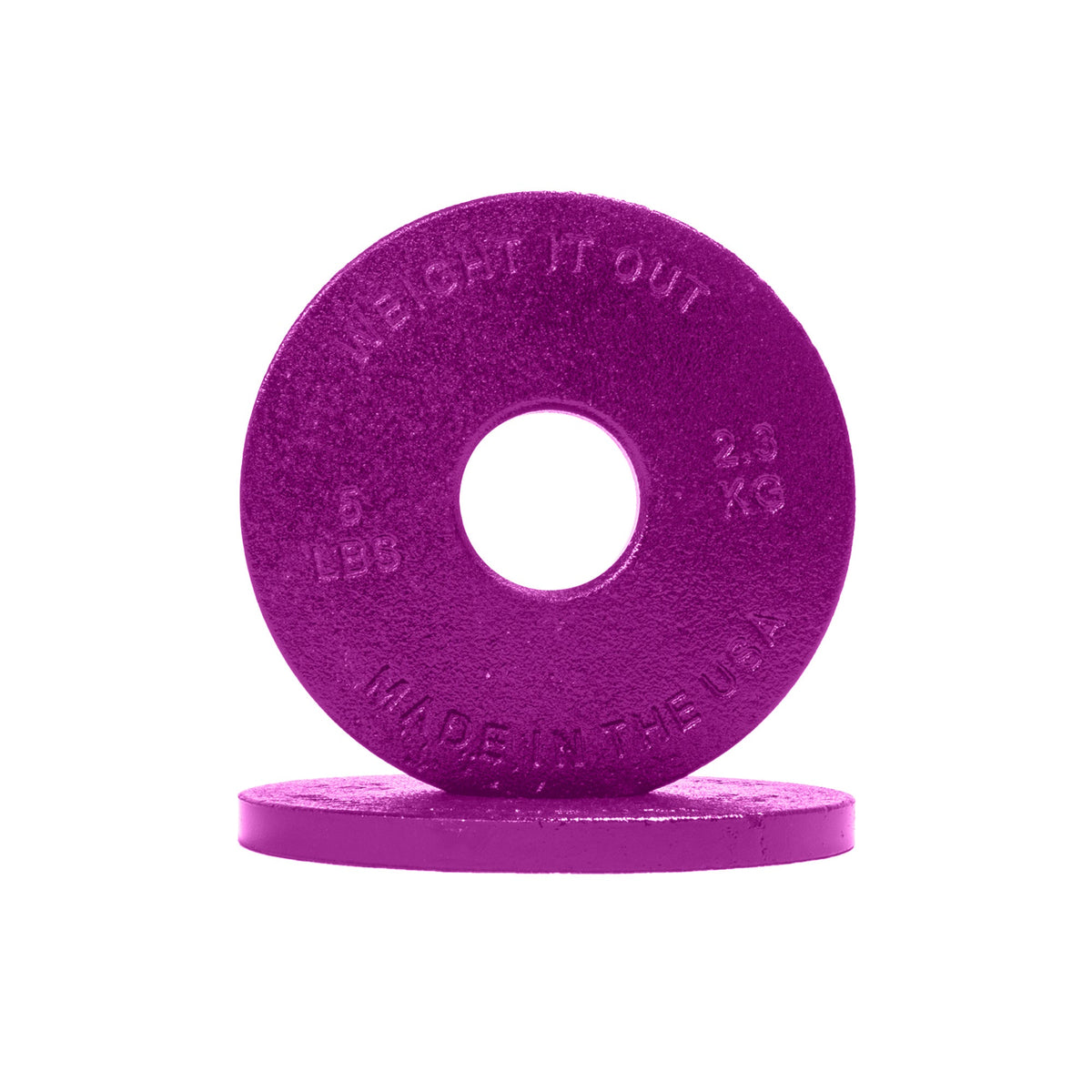 Standard 1" Center Hole Cast Iron Machined Weight Plate Pairs