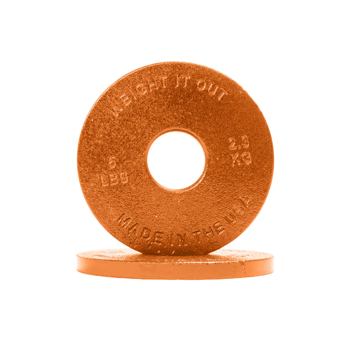 Standard 1" Center Hole Cast Iron Machined Weight Plate Pairs