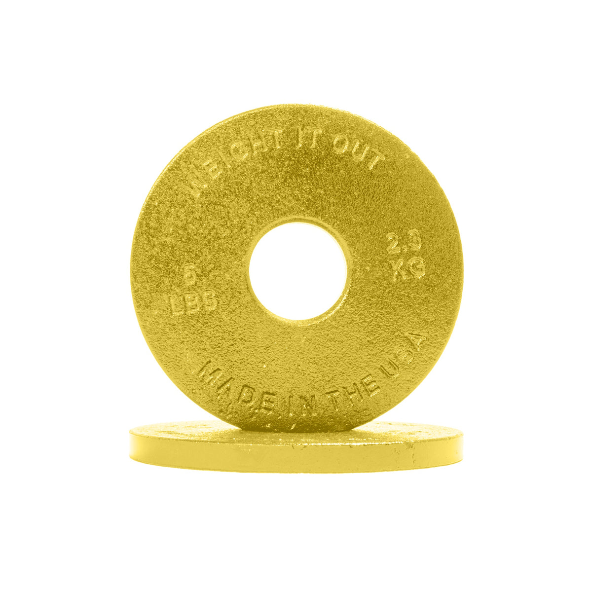 Standard 1" Center Hole Cast Iron Machined Weight Plate Pairs