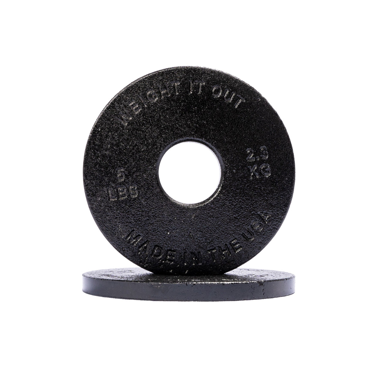 Standard 1" Center Hole Cast Iron Machined Weight Plate Pairs