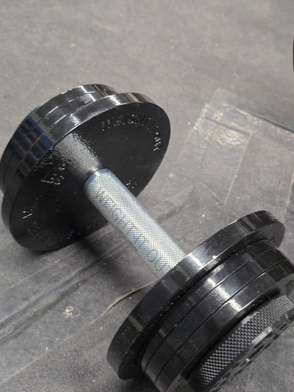 Standard 1" Cast Iron Machined Loadable Dumbbell Sets