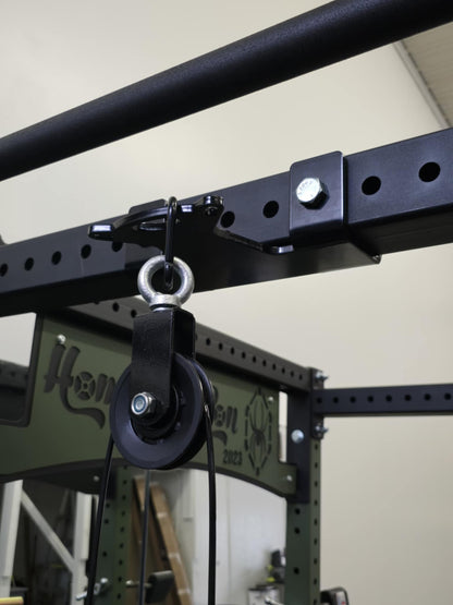 J-Cup Hook Attachment Barbell Holder/Squat Rack Solid Steel USA Made Pairs Multifunctional