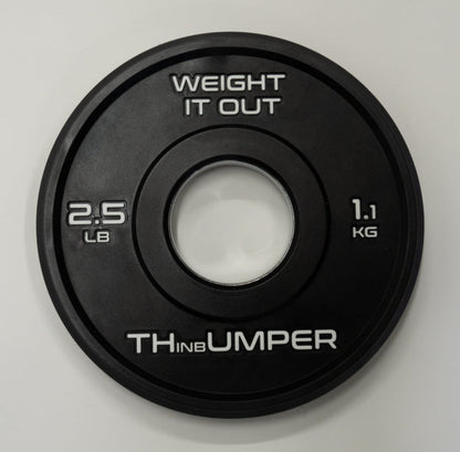 'Thumper' Thin Bumper Weight Plate Sets. (Thinnest Bumper Plates Ever!)