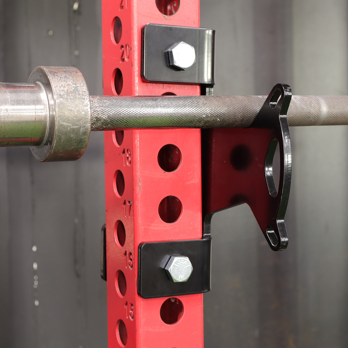 J-Cup Hook Attachment Barbell Holder/Squat Rack Solid Steel USA Made Pairs Multifunctional