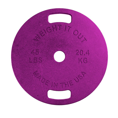 Cast Iron Machined Weight Plate Sets