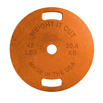 Cast Iron Machined Weight Plate Pairs