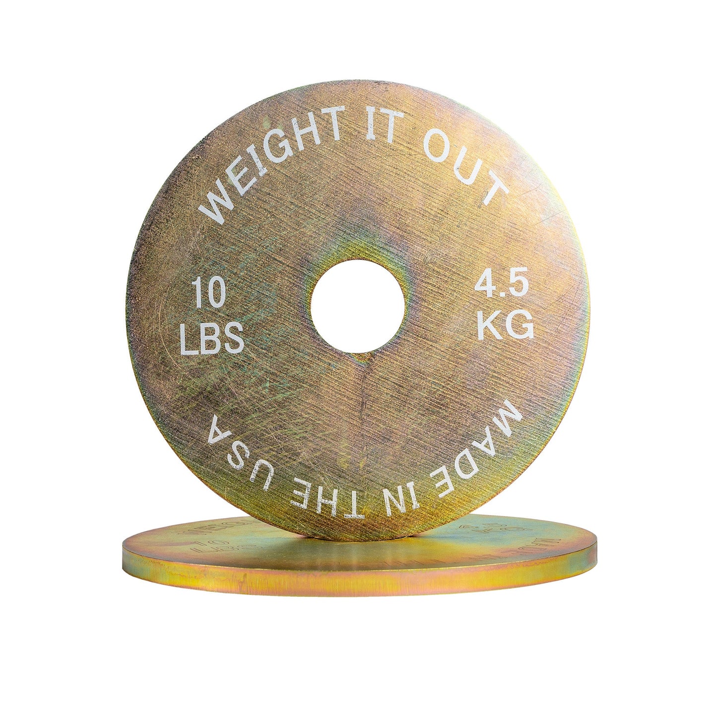 Pre-Order Only: Custom Engraved Solid Steel Calibrated Weight Plate Pairs American Made