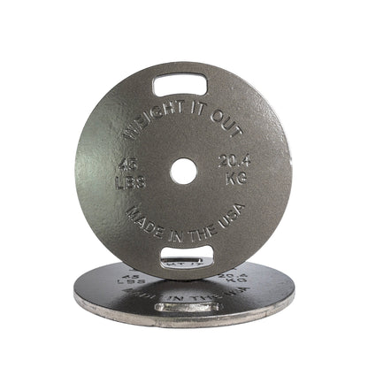Cast Iron Machined Weight Plate Pairs