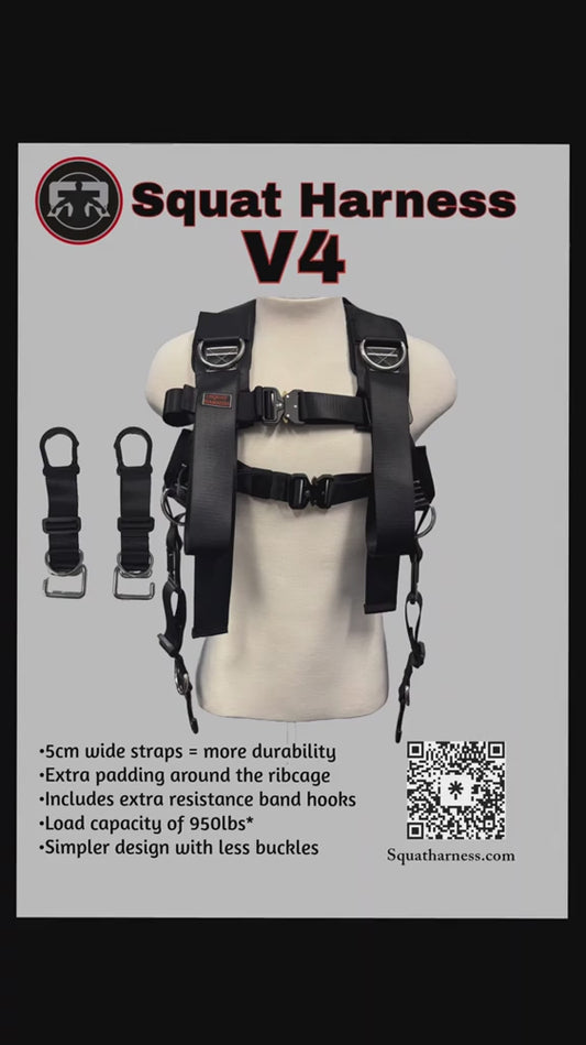 Squat Harness V4 Hook Set